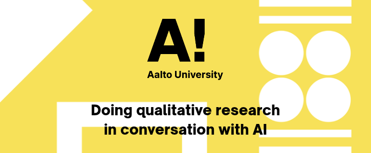Doing qualitative research in conversation with AI