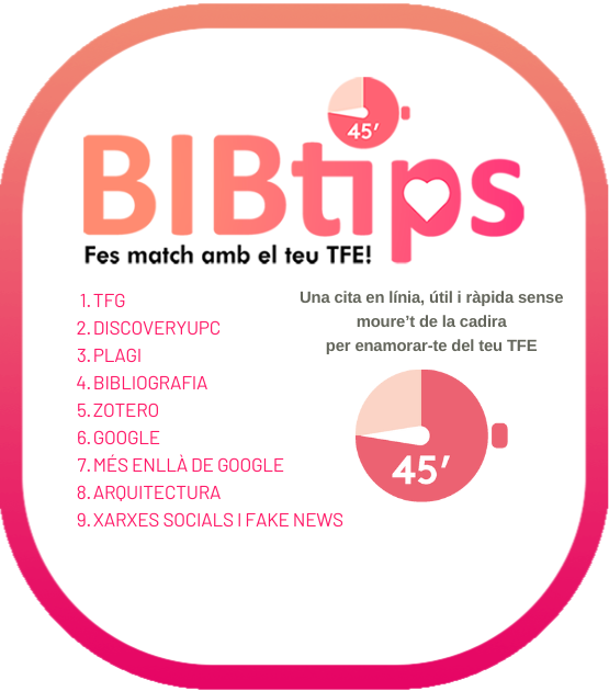 Tornen els BIBtips! Fes match amb el teu TFE