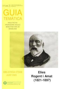 Nova guia temàtica sobre professors històrics de l'Escola d'Arquitectura de Barcelona