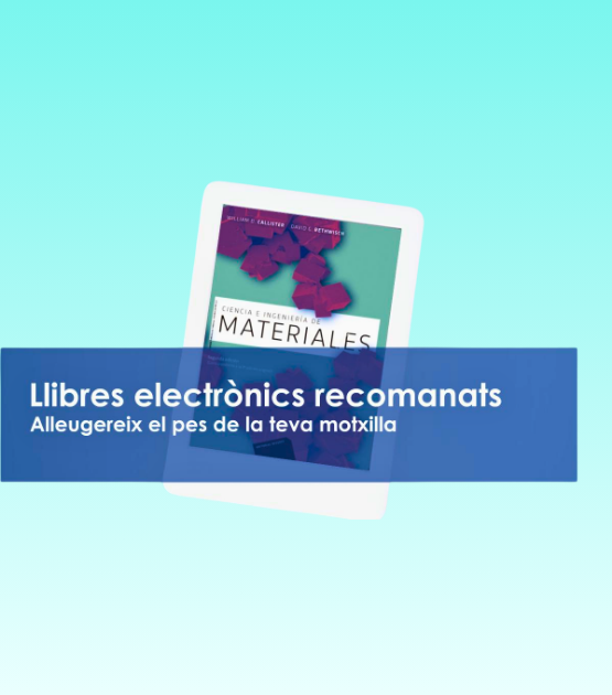 Llibres electrònics: alleugereix el pes de la teva motxilla