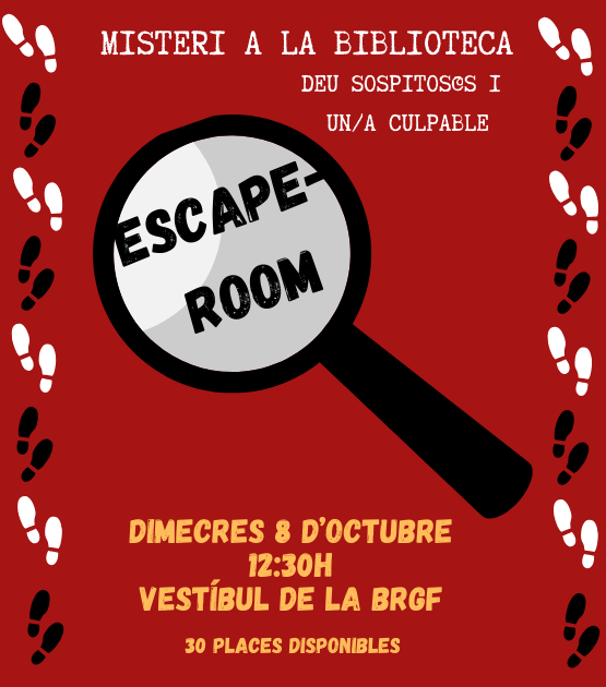 Misteri a la Biblioteca: Escape Room