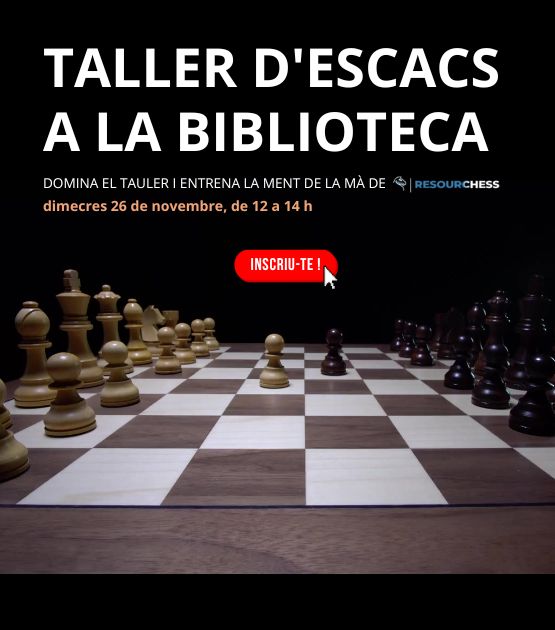 Taller d'escacs a la Biblioteca