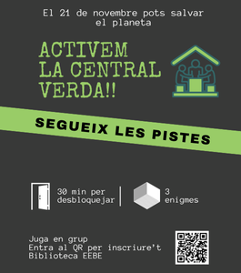 Activem la central verda!: joc d'enigmes