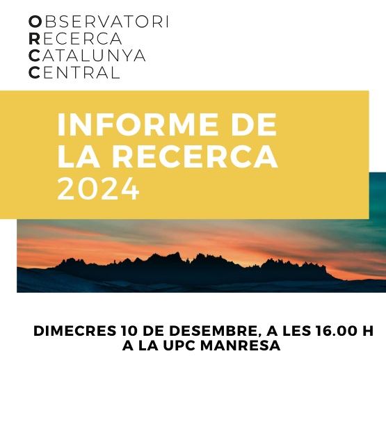 Presentació de l'informe 2024 de l'Observatori de la Recerca de la Catalunya Central