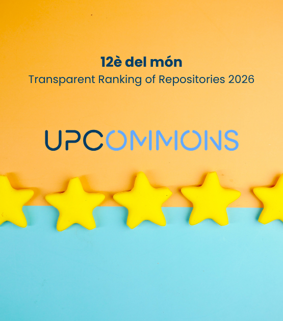 UPCommons escala posicions al Transparent Ranking of Repositories 2026