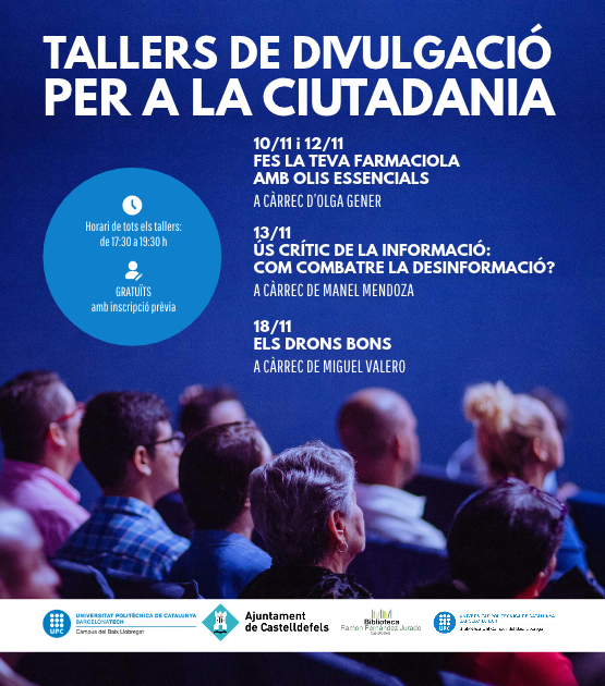 Tallers de divulgació per la ciutadania Tallers de divulgació per la ciutadania