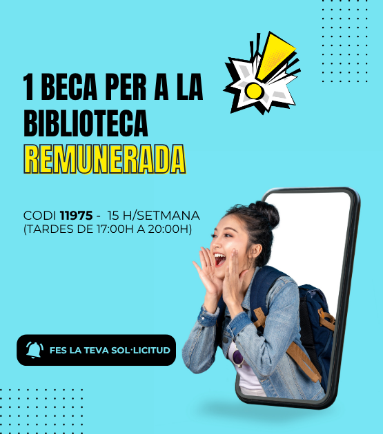 Beca d'aprenentatge disponible