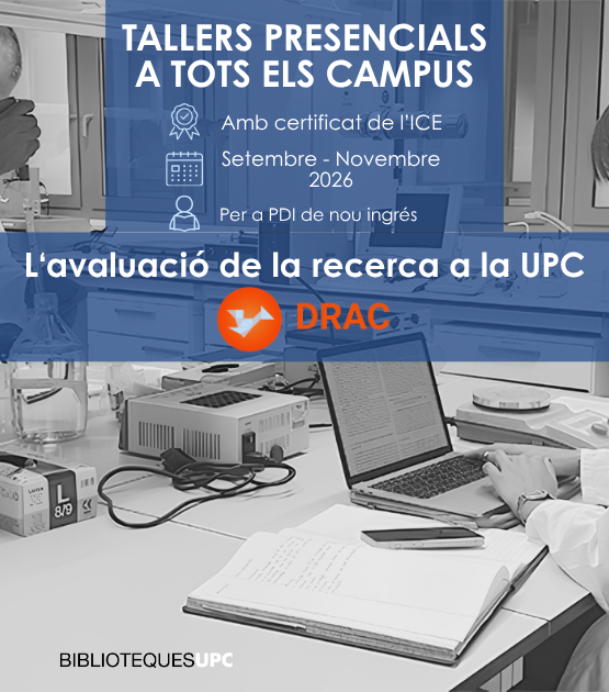 DRAC i l'avaluació de la recerca per a PDI de nou ingrés
