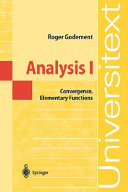 Analysis / Roger Godement