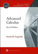 Advanced calculus / Patrick M. Fitzpatrick