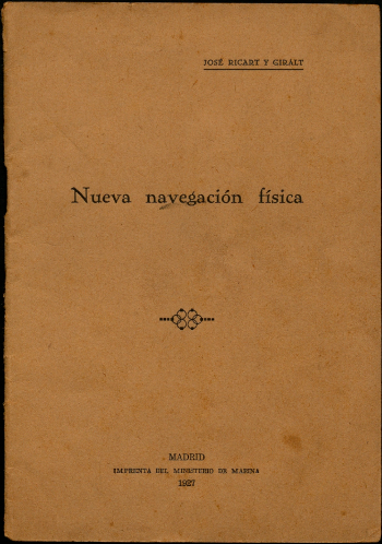 Nueva navegación física / José Ricart y Giralt