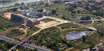 Aerial view of the PMT