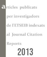 Scientific production of the ETSEIB 2013