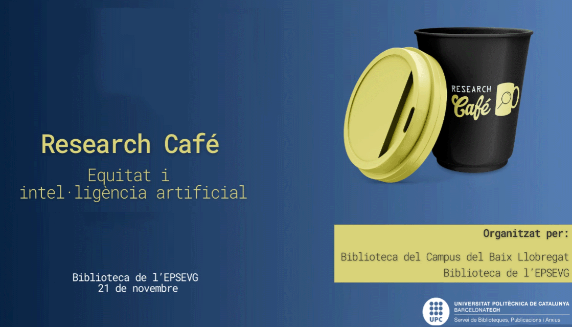 Research Café 11: Equitat i intel·ligència artificial  