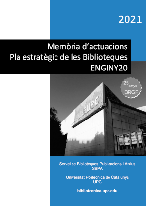 Memoria del Servicio de Bibliotecas, Publicaciones y Archivos (SBPA) 2021