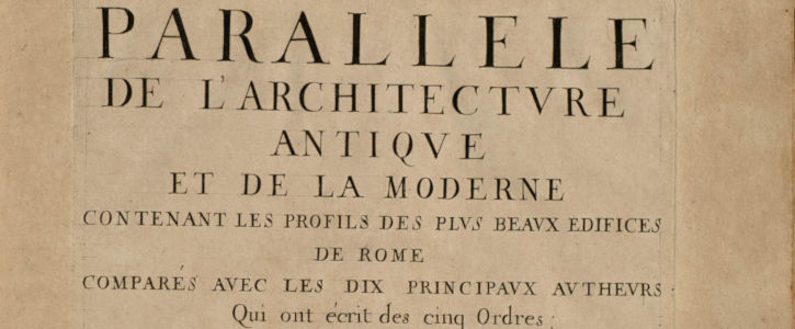 Historical archive of architecture