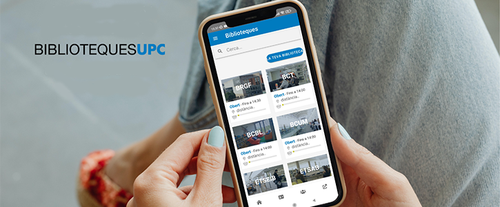Horaris, ocupació i gestió dels préstecs amb l'App UPC