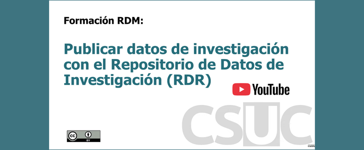 Publicar datos de investigación con CORA.RDR