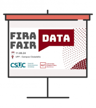 Gravació i presentacions de la Fira FAIR Data 2024