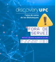 DiscoveryUPC fora de servei