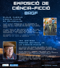 Exposició de llibres de ciència-ficció a la BRGF