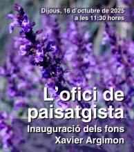 Inauguració del Fons Xavier Argimon