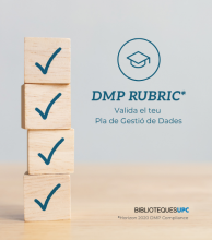 Valida el Pla de Gestió de Dades de la teva tesi doctoral Valida el Pla de Gestió de Dades de la teva tesi doctoral