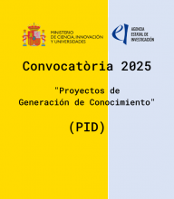 Convocatòria PID 2025 Convocatòria PID 2025